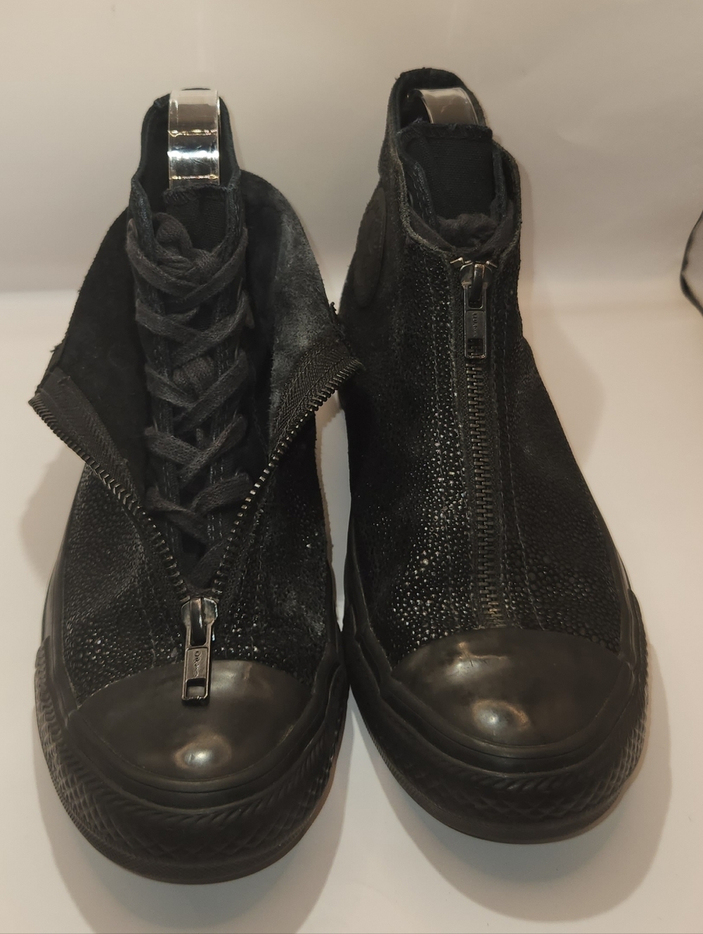 Converse Chuck Taylor Allstar Shroud Sting Ray High Top Zip Up Sneakers Size 7.5